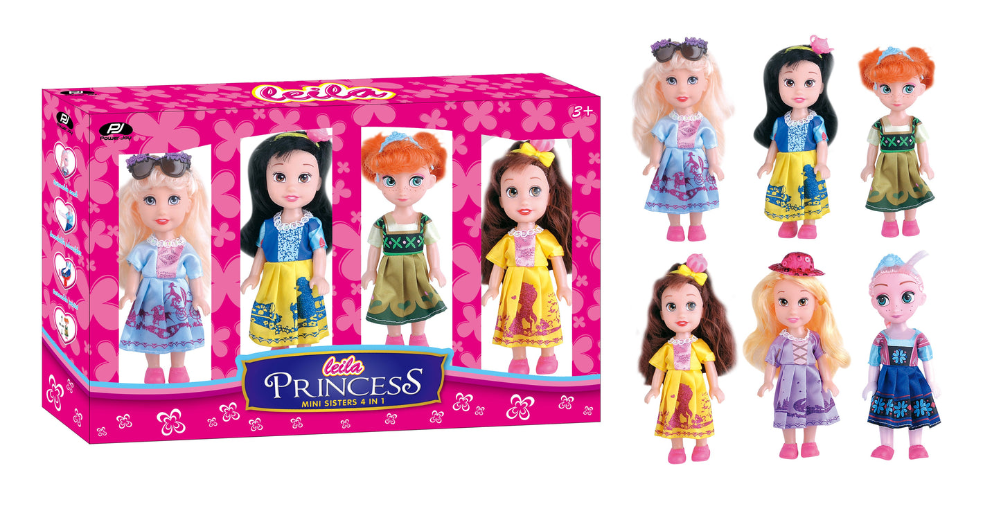 Power Joy Leila Princess Mini Sisters 4In1