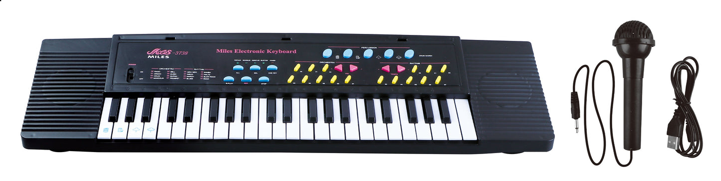 Power Joy Power Joy Music Keyboard 44 Keys with Microphone