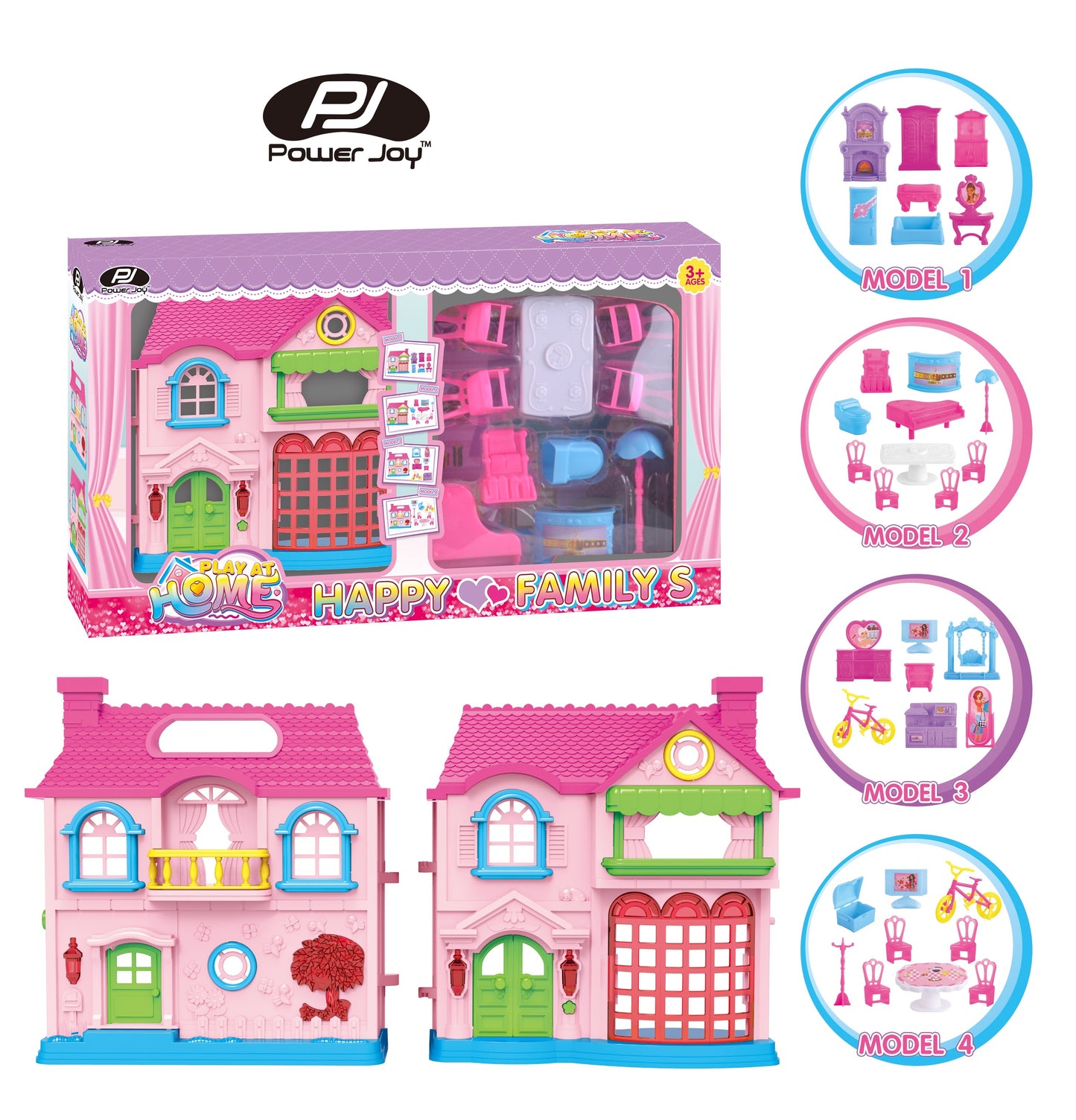 Power Joy - Playhome Happy Family's Dollhouse (Styles Vary - One Supplied)