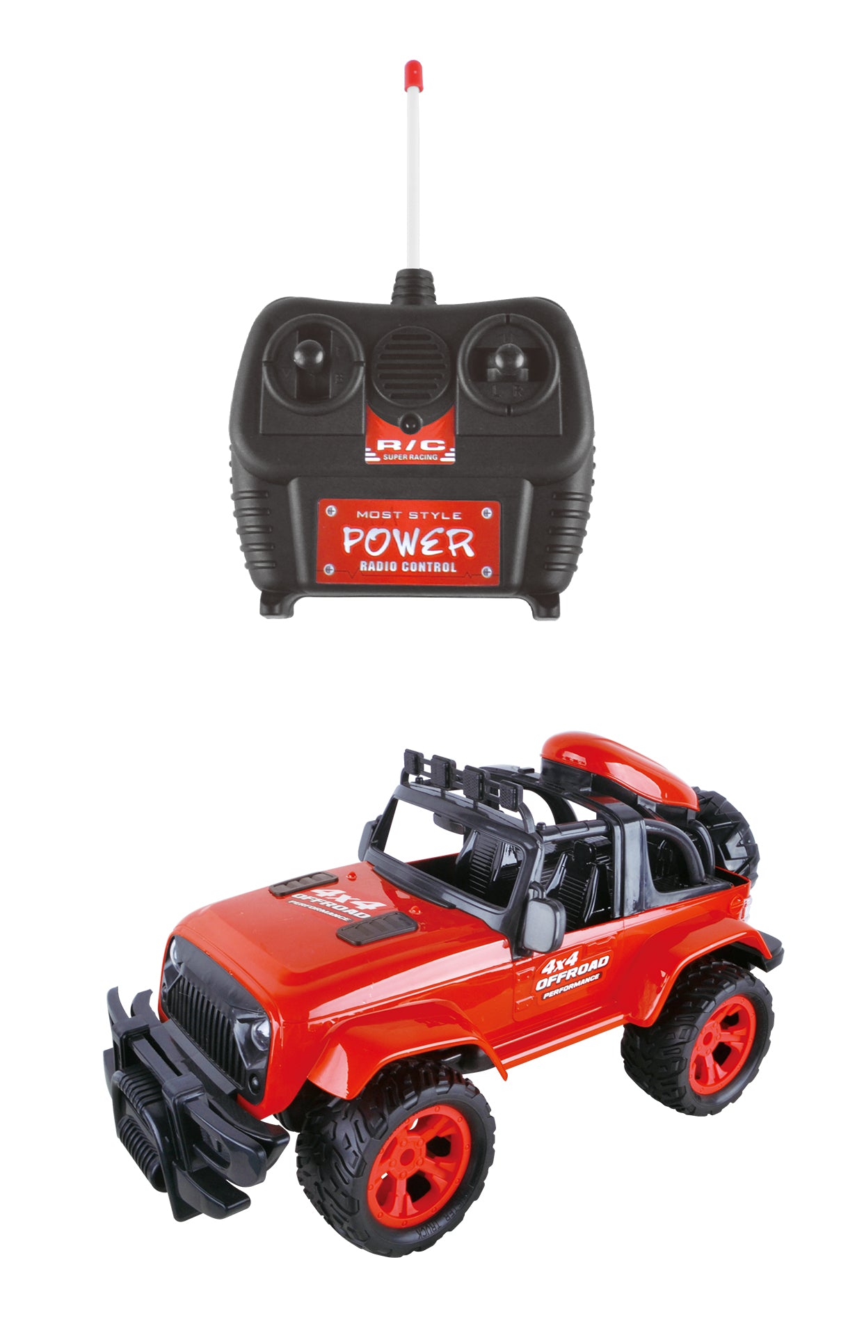 Power Joy Rc King Cruiser 1/10 With Light Bpc (Styles Vary)