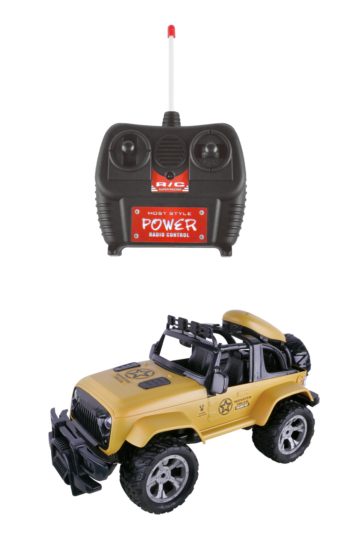 Power Joy Rc King Cruiser 1/10 With Light Bpc (Styles Vary)