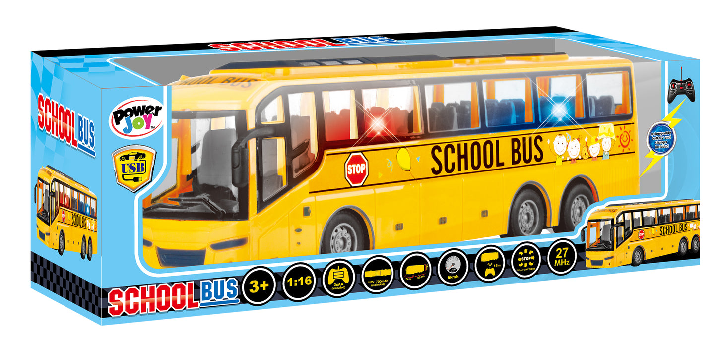 Remote Control School Bus With Lights BPC