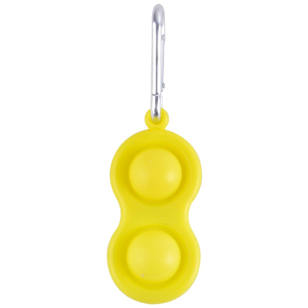 Fidget Toy Dimple 2 Pop Keychain (Styles Vary - One Supplied)