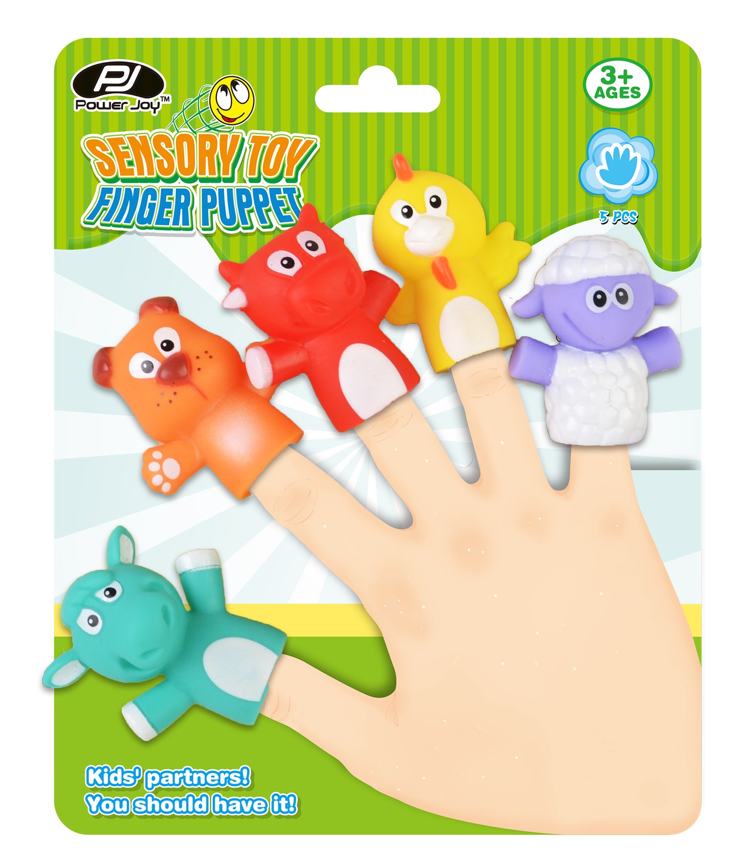 Finger Puppet Toy 5Pcs (Styles Vary)