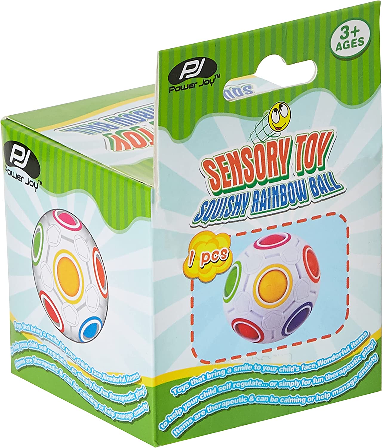 Fidget Toy Squishy Rainbow Ball