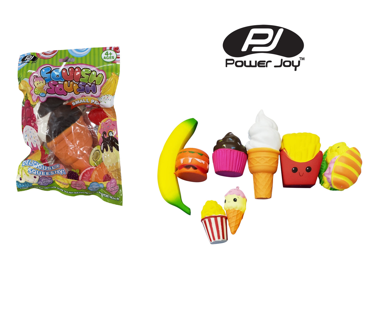 Power Joy - Squish Squish Food Small Pack (Styles Vary)