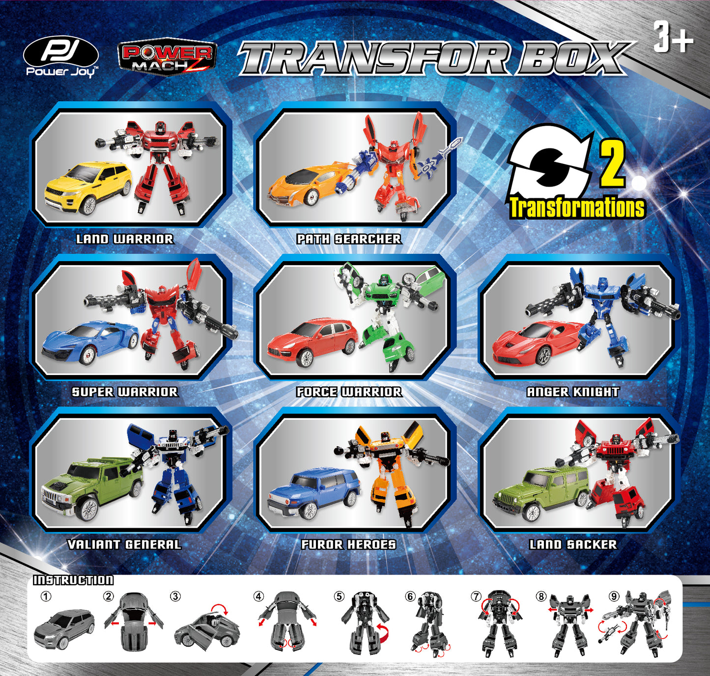 Power Joy - Power Mach Transfor Box (Styles Vary - One Supplied)