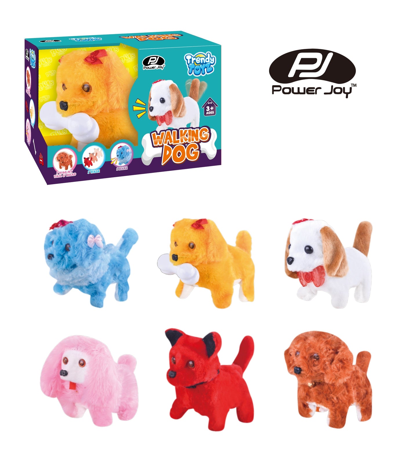 Power Joy - Trendy Walking Dog (Styles Vary - One Supplied)