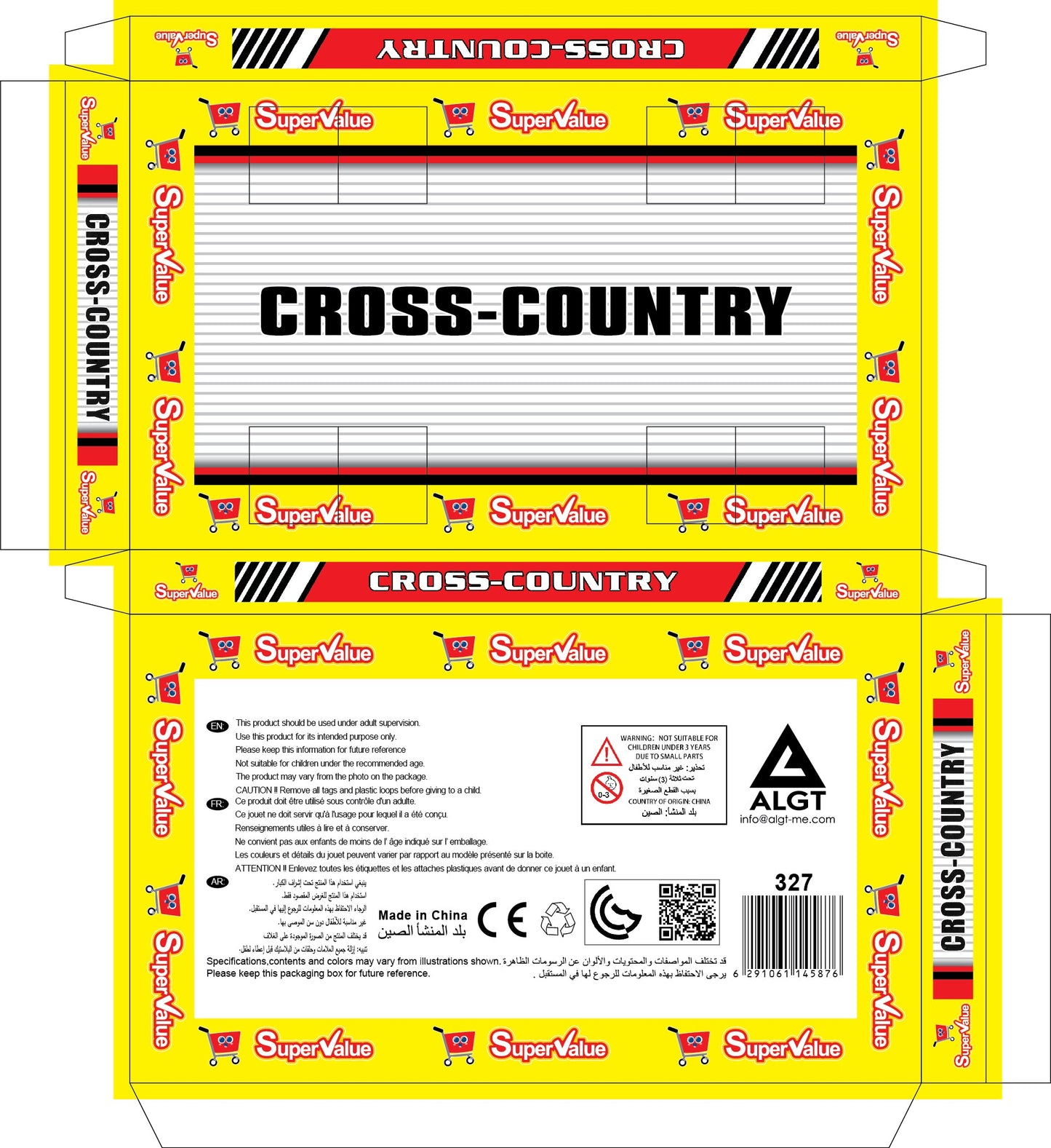Power Joy Supervalue 2 Assorted Cross-Country Cars