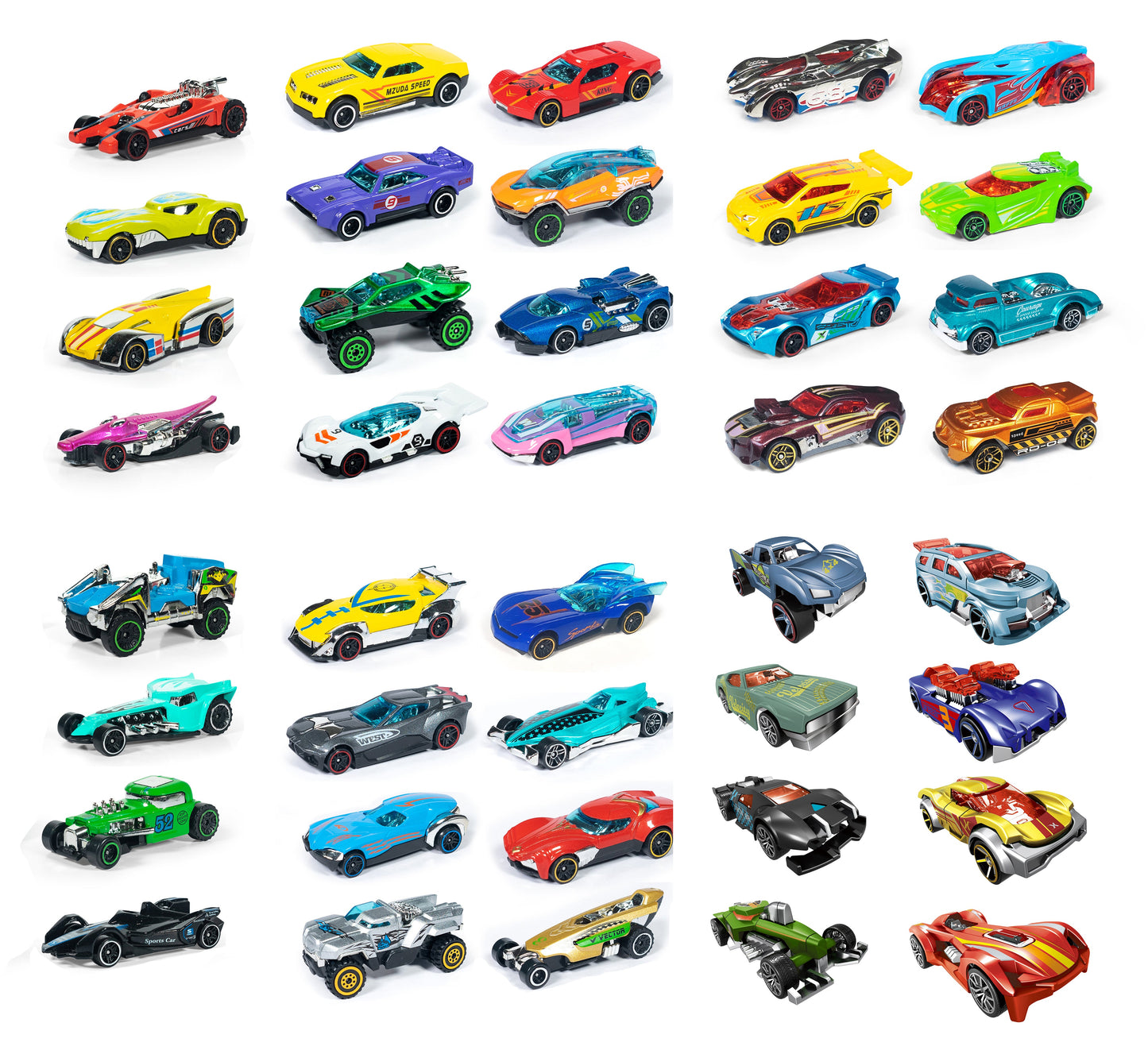 Power Joy Vroom Vroom 1:64 Scale Die Cast Viper-DC (Styles Vary - One Supplied)