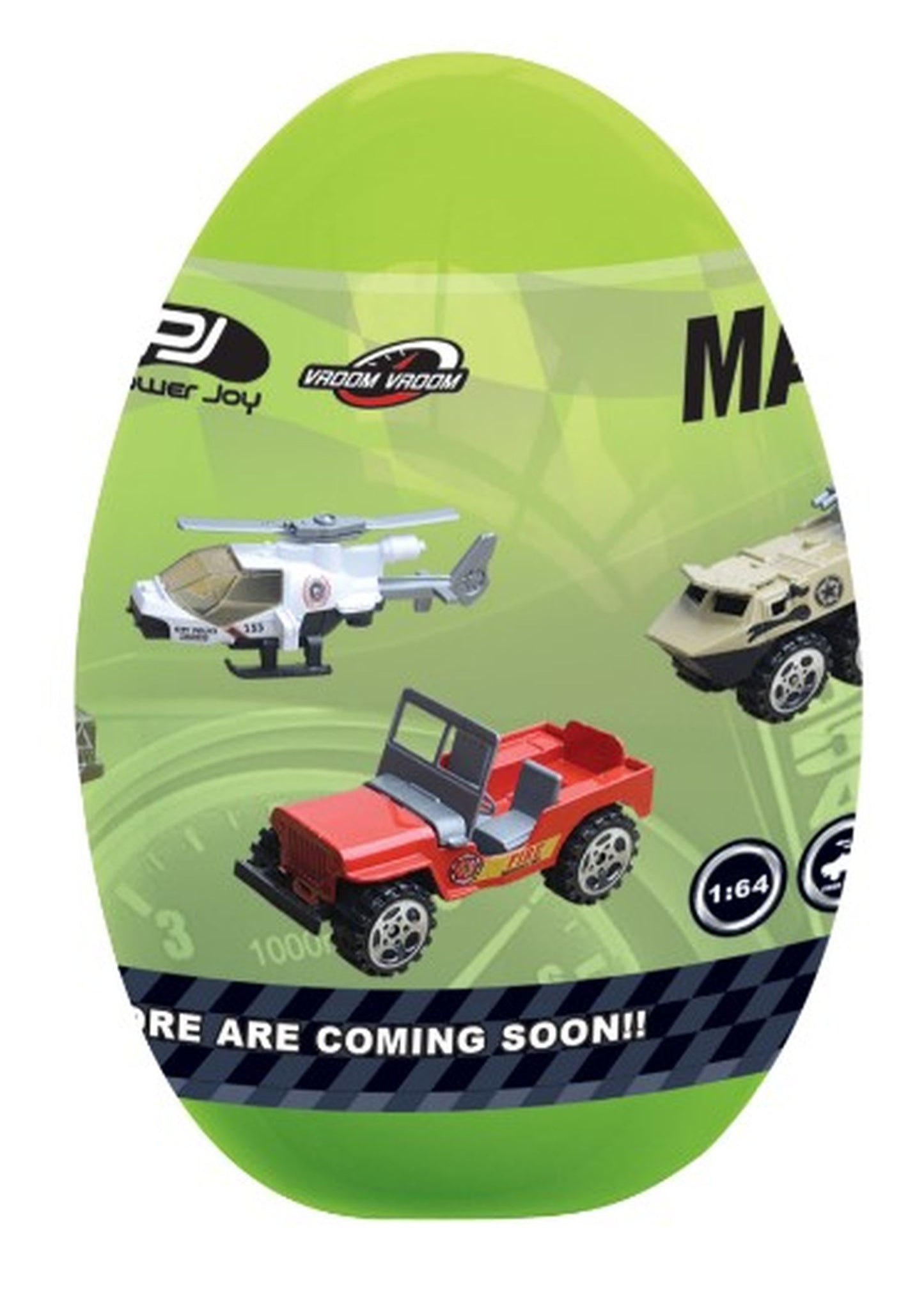 Power Joy Vroom Vroom Die-Cast Magic Egg Car (Styles Vary - One Supplied)