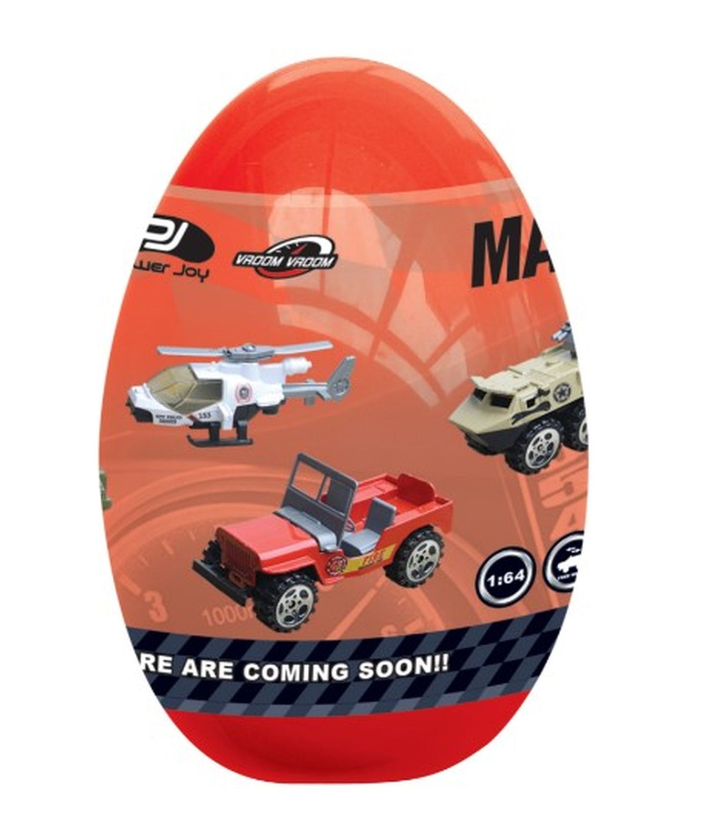 Power Joy Vroom Vroom Die-Cast Magic Egg Car (Styles Vary - One Supplied)