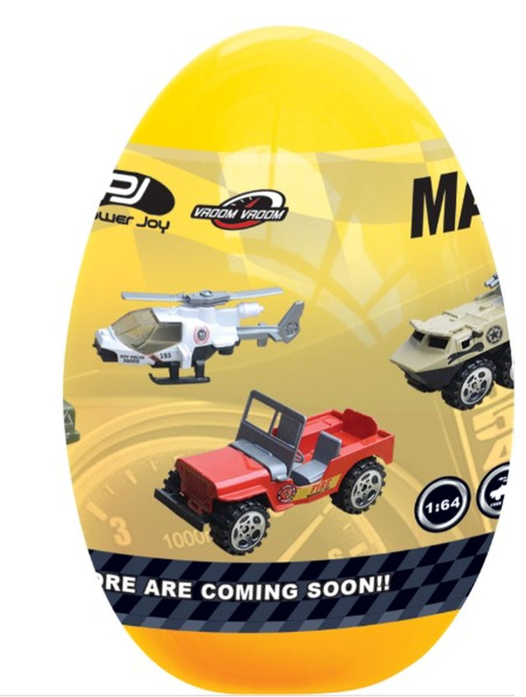 Power Joy Vroom Vroom Die-Cast Magic Egg Car (Styles Vary - One Supplied)