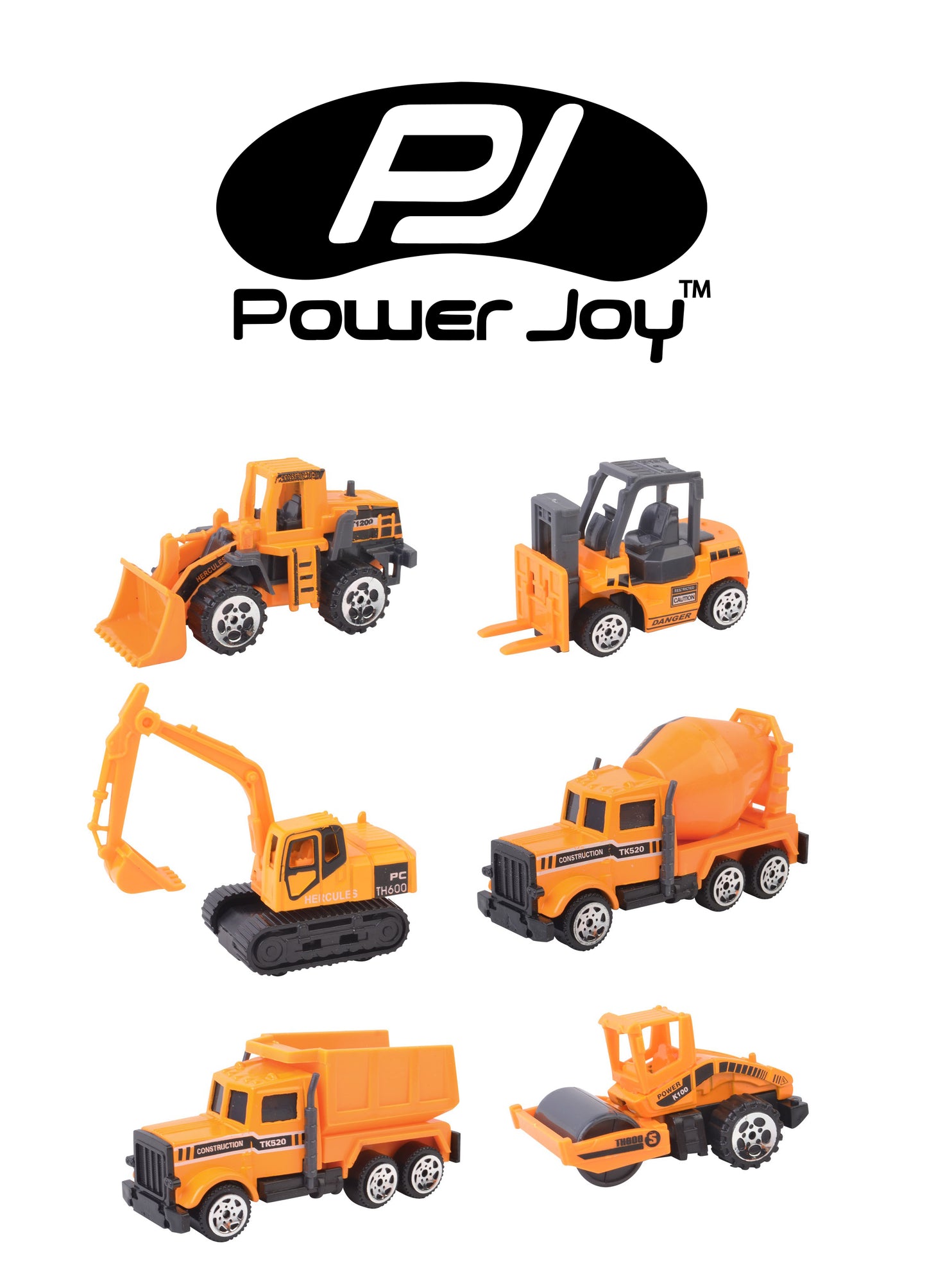 Power Joy Die Cast Premium Construction 6 In 1