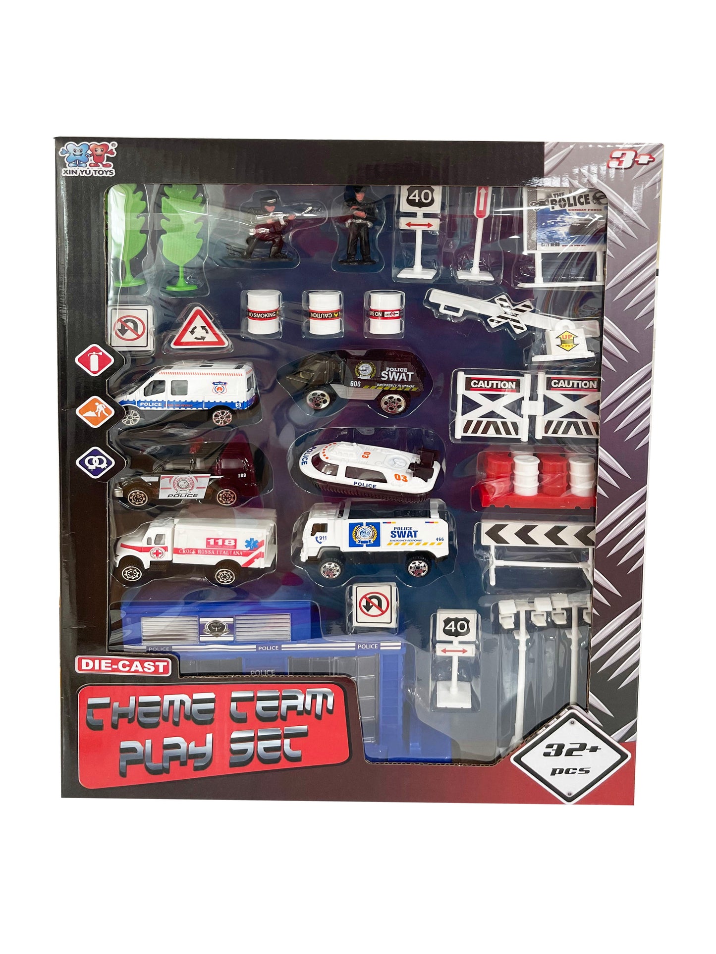 Power Joy - V.Vroom Diecast Vehicles Megapack 1/64 (Styles Vary - One Supplied)
