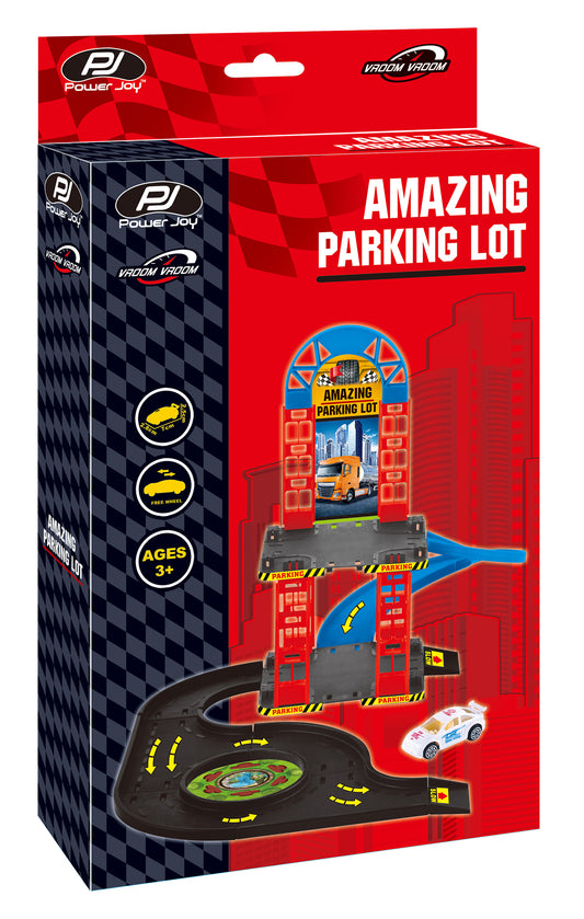 Power Joy Vroom Amazing Parking Lot With 1 Car