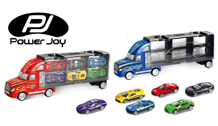 Power Joy Vroom Diecast Trucky 6pcs