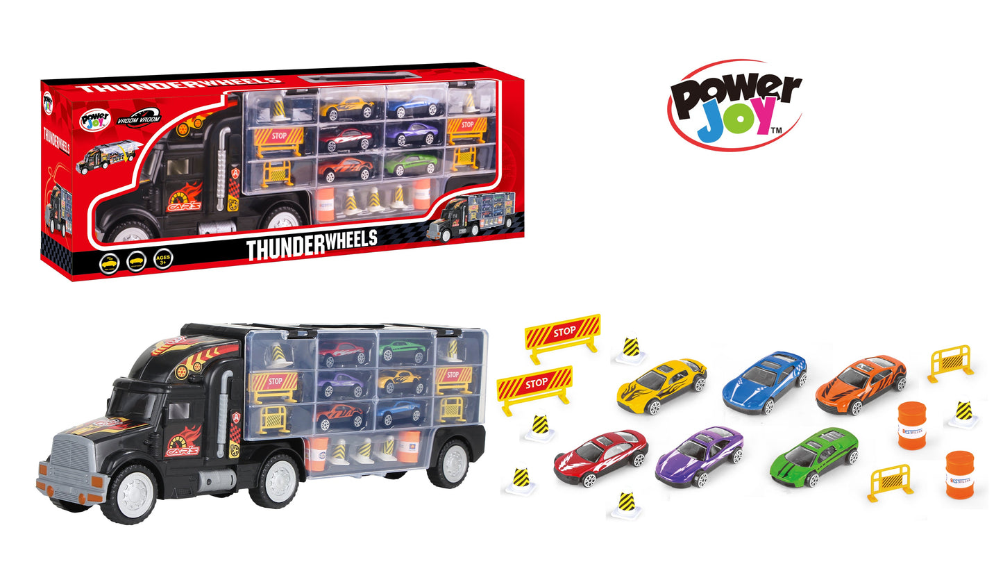 Power Joy Vroom Vroom Die-cast Thunder Wheels Car (Styles Vary)