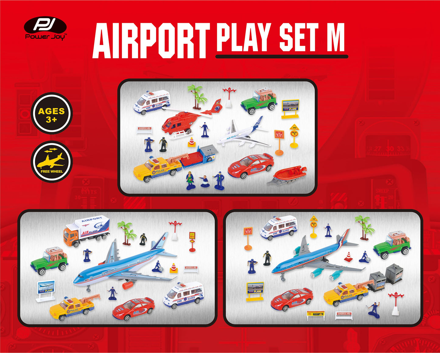 Power Joy Vroom Vroom Airport Playset