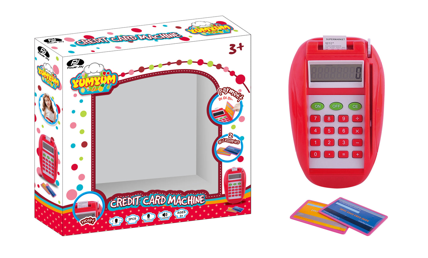 Power Joy - Yum Yum Card Machine Battery Operated