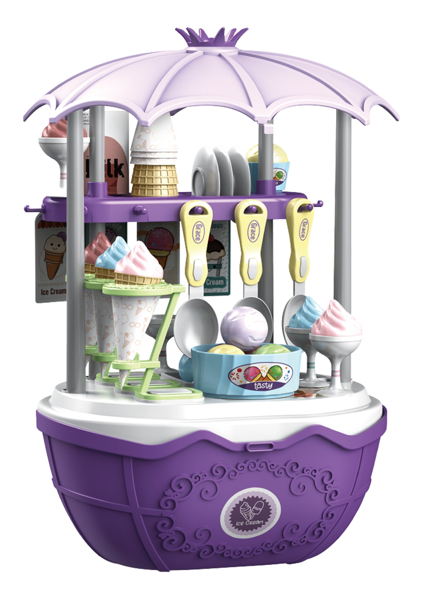 Power Joy Yumyum Surprise Kitchen & Icecream (Ice Cream Truck 2 In 1)