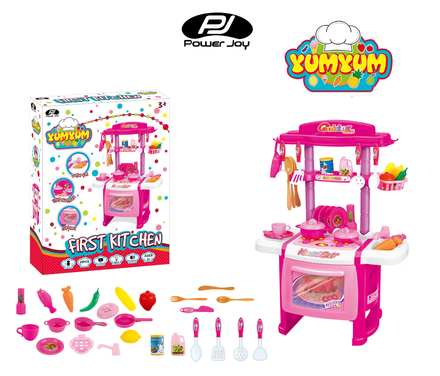 Power Joy Yumyum First Kitchen Battery Operated