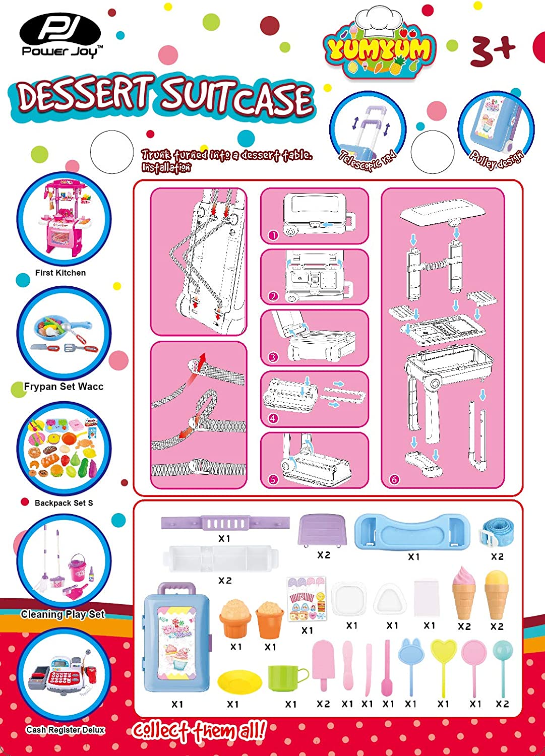 Power Joy YumYum Dessert Suitcase