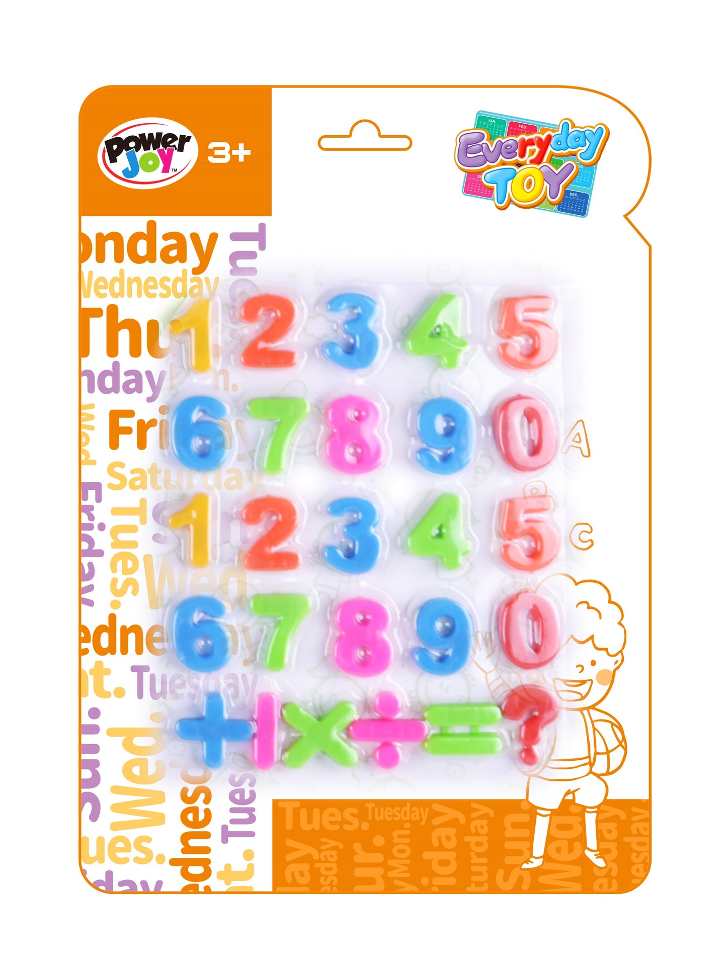 Everyday Toy Magnetic Number or Letter (Styles Vary)