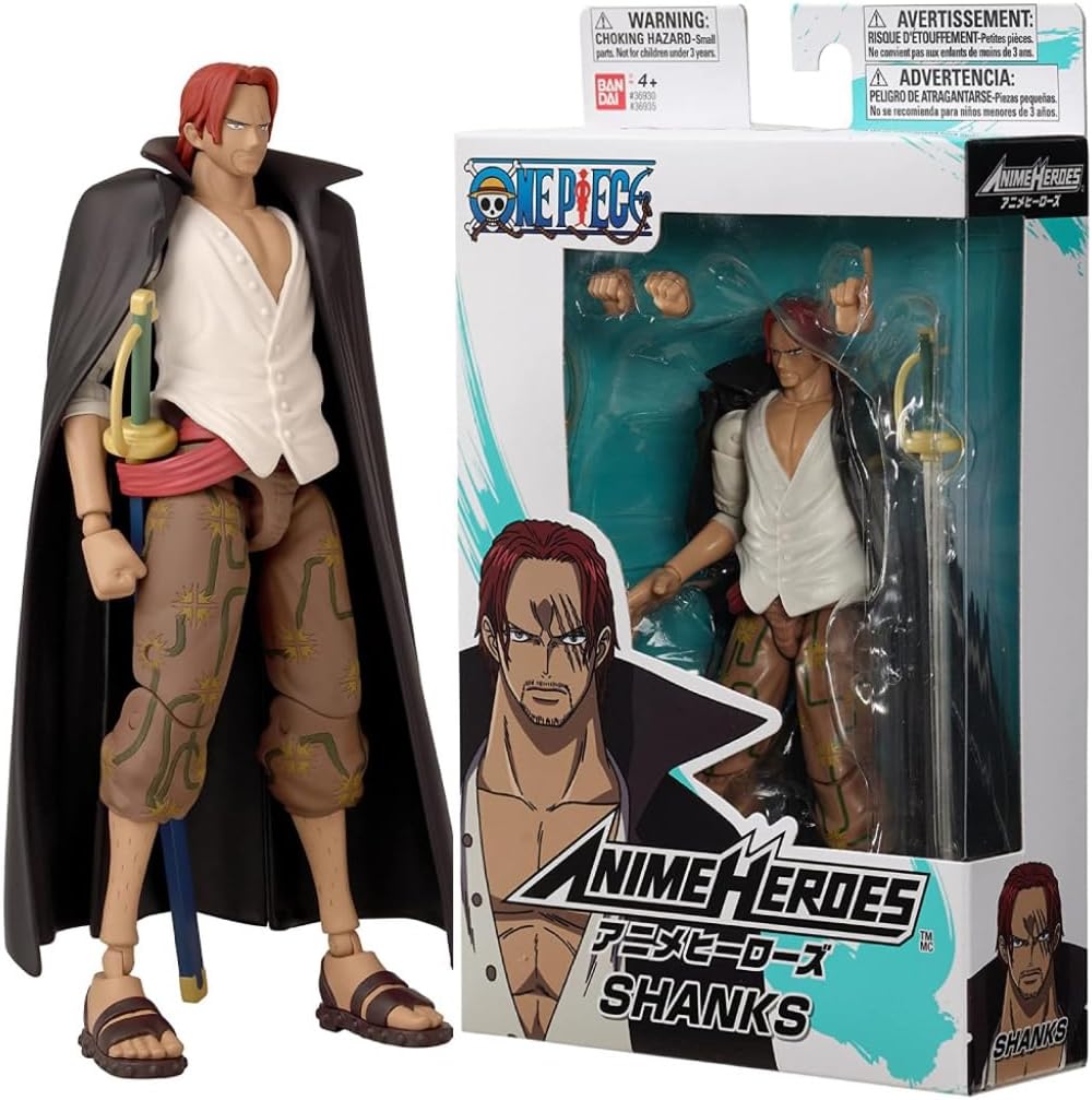 Anime Heroes One Piece - Shanks Figure 6.5 Inches