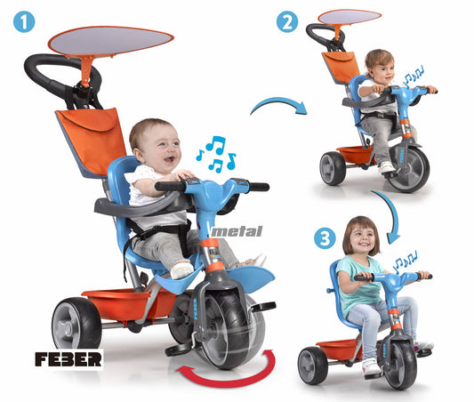 Feber Baby Plus Blue Tricycle Blue