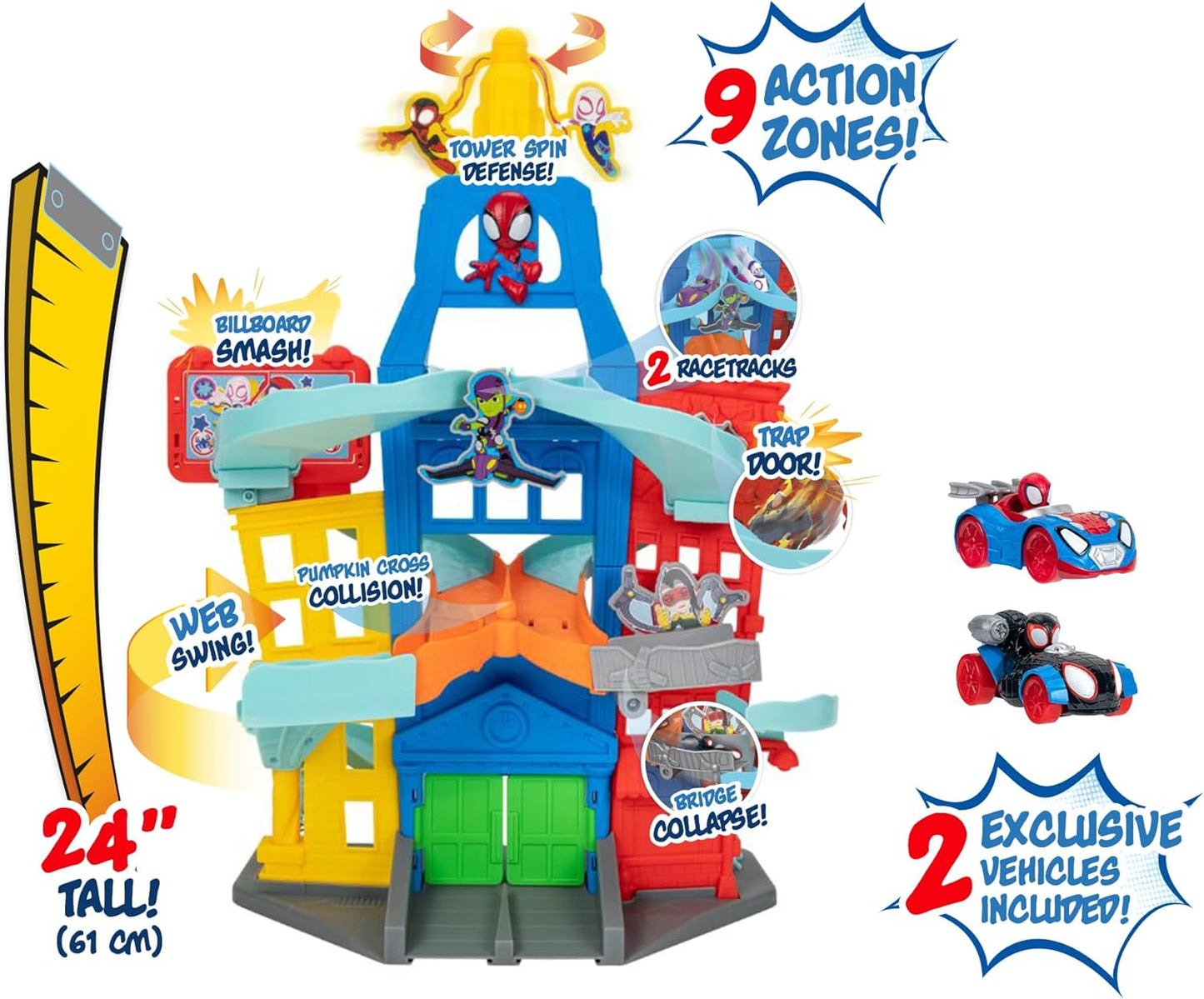 Marvel Spidey N Friends City Track Set