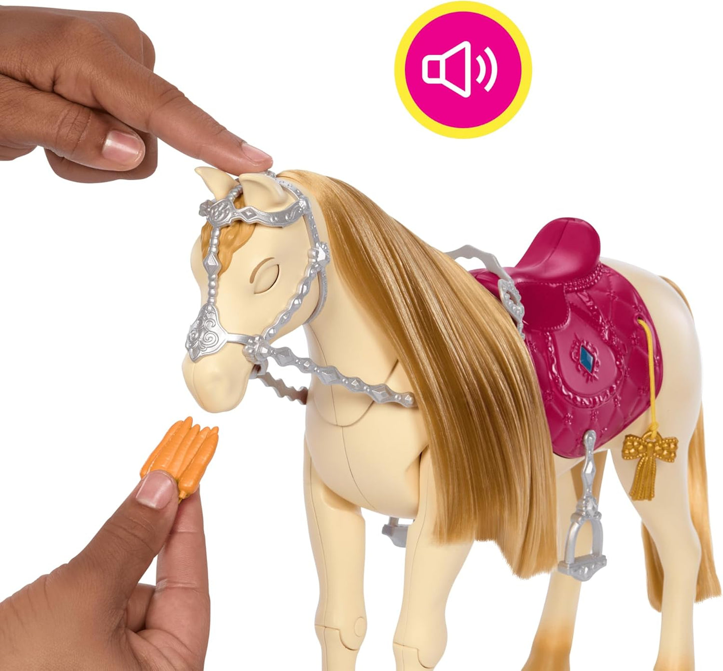 Barbie Mysteries: The Great Horse Chase interactive Toy Horse With Sounds, Music & Accessories