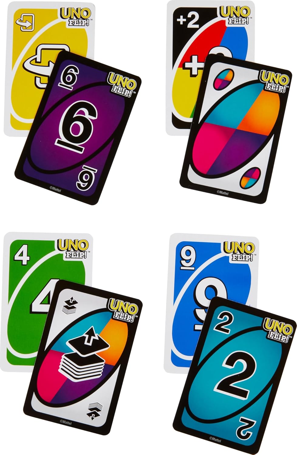 UNO FLIP Family Card Game, with 112 Cards