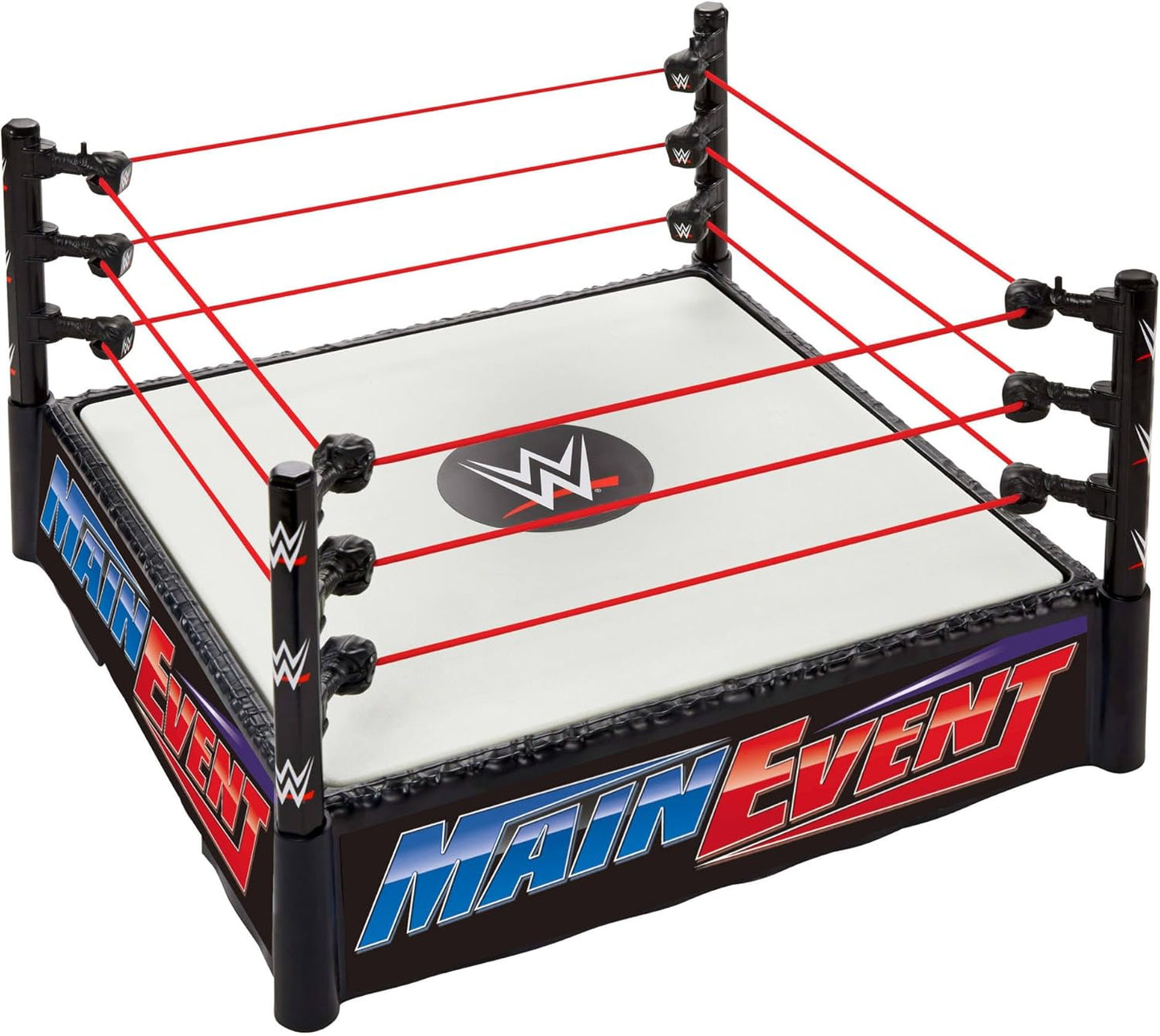 WWE Superstar Ring With Labels For Main EVent & Raw, Spring-Loaded Wit ...