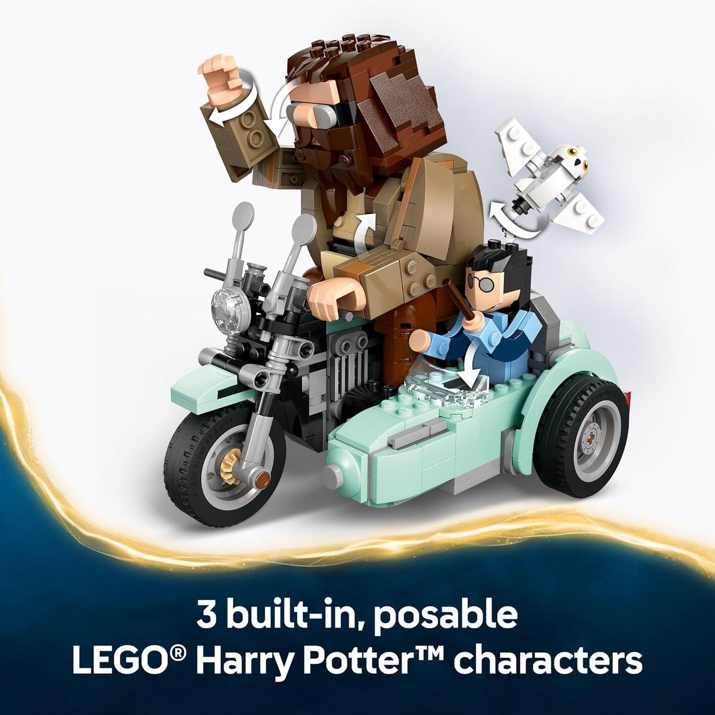 Lego Harry Potter 76443 Hagrids und Harrys Motorradtour