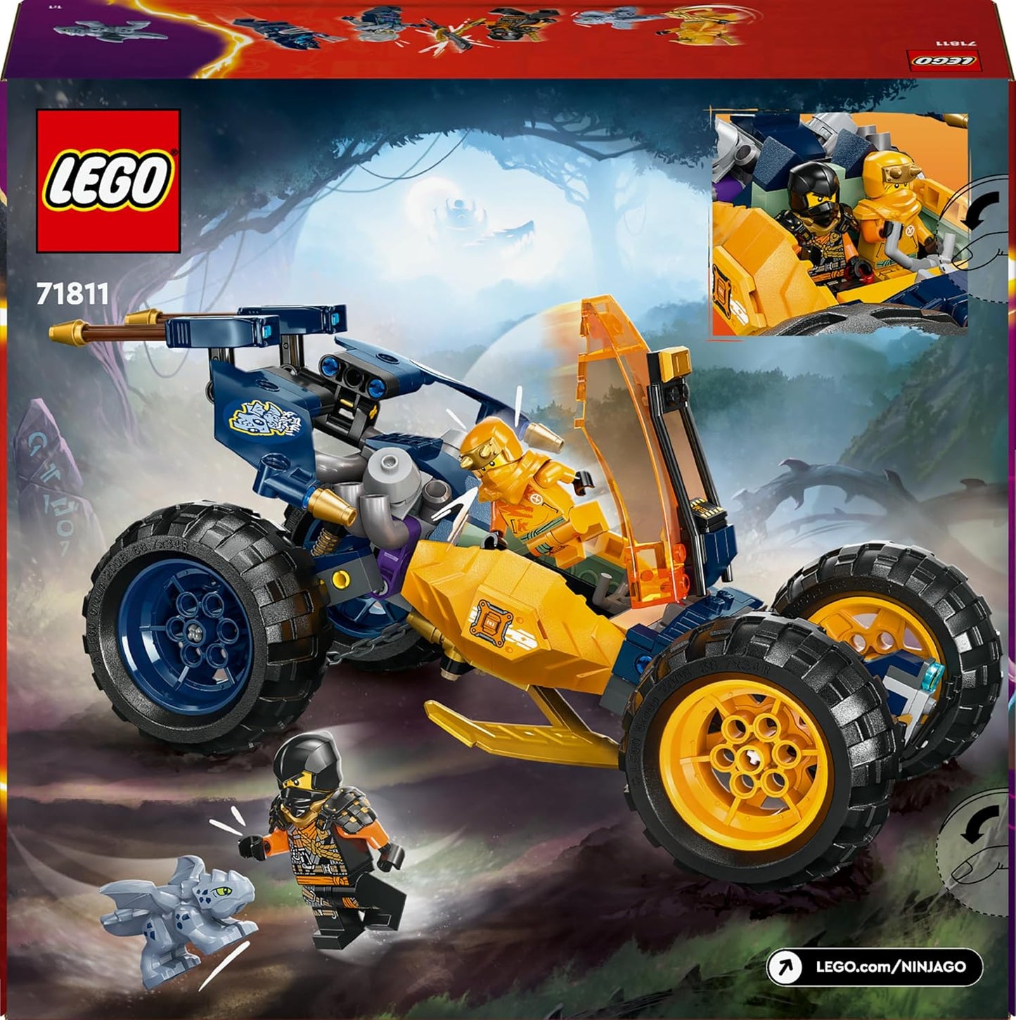Lego Ninjago Arin's Ninja Off-Road Buggy Car 71811