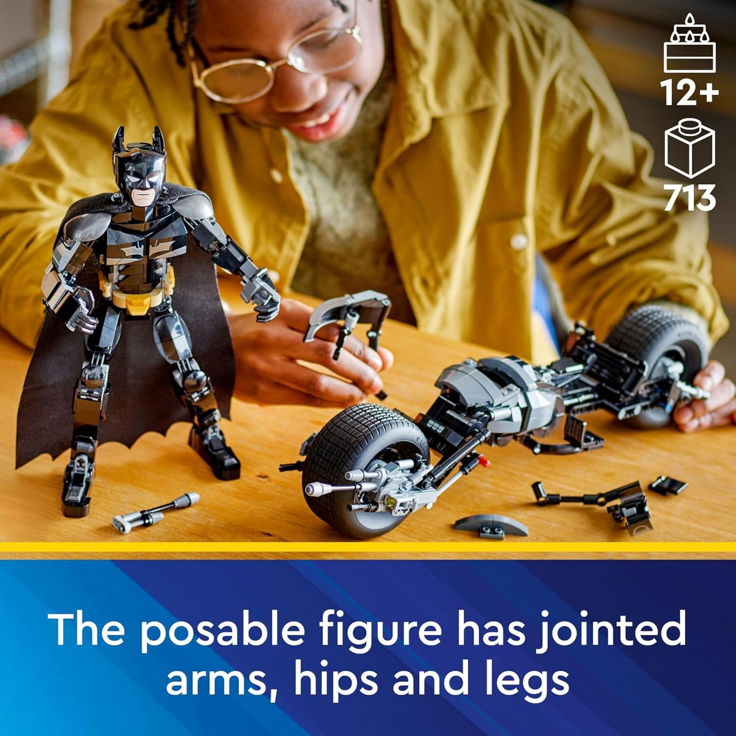 Lego Batman¬™ Construction Figure and the Bat-Pod Bike 76273