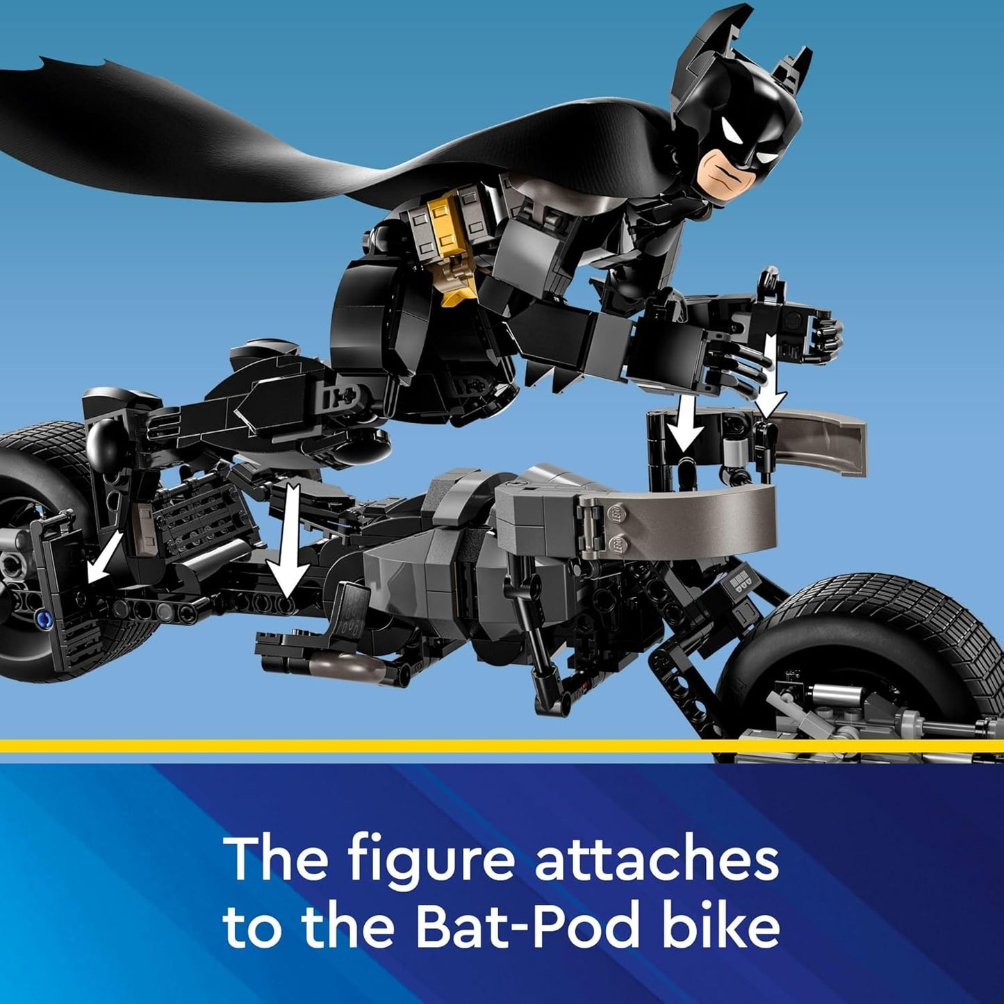 Lego Batman¬™ Construction Figure and the Bat-Pod Bike 76273
