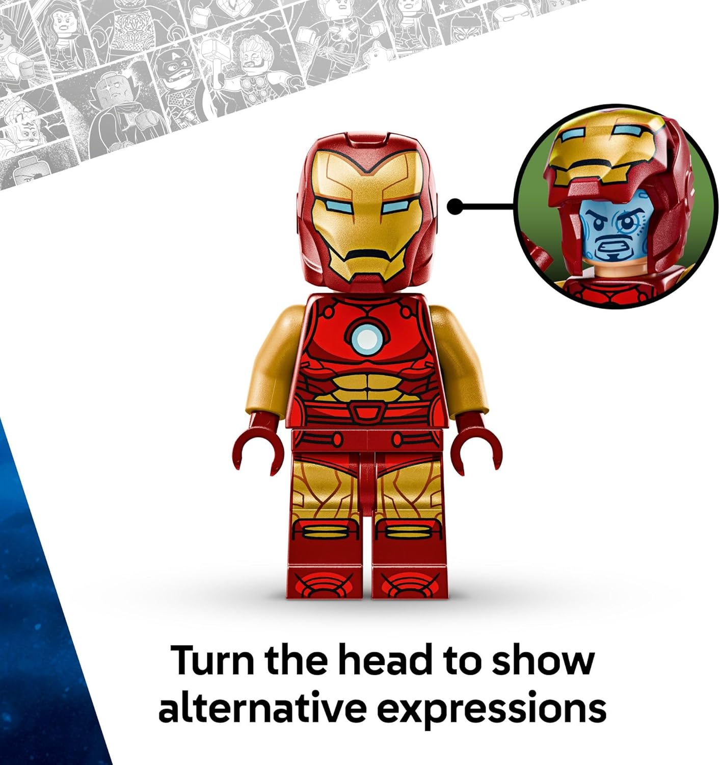 Lego Marvel Iron Man Mech vs Ultron 76307