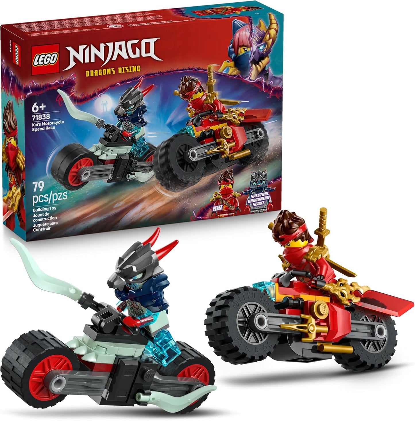 Lego Ninjago Kai's Motorcycle Speed Race 71838