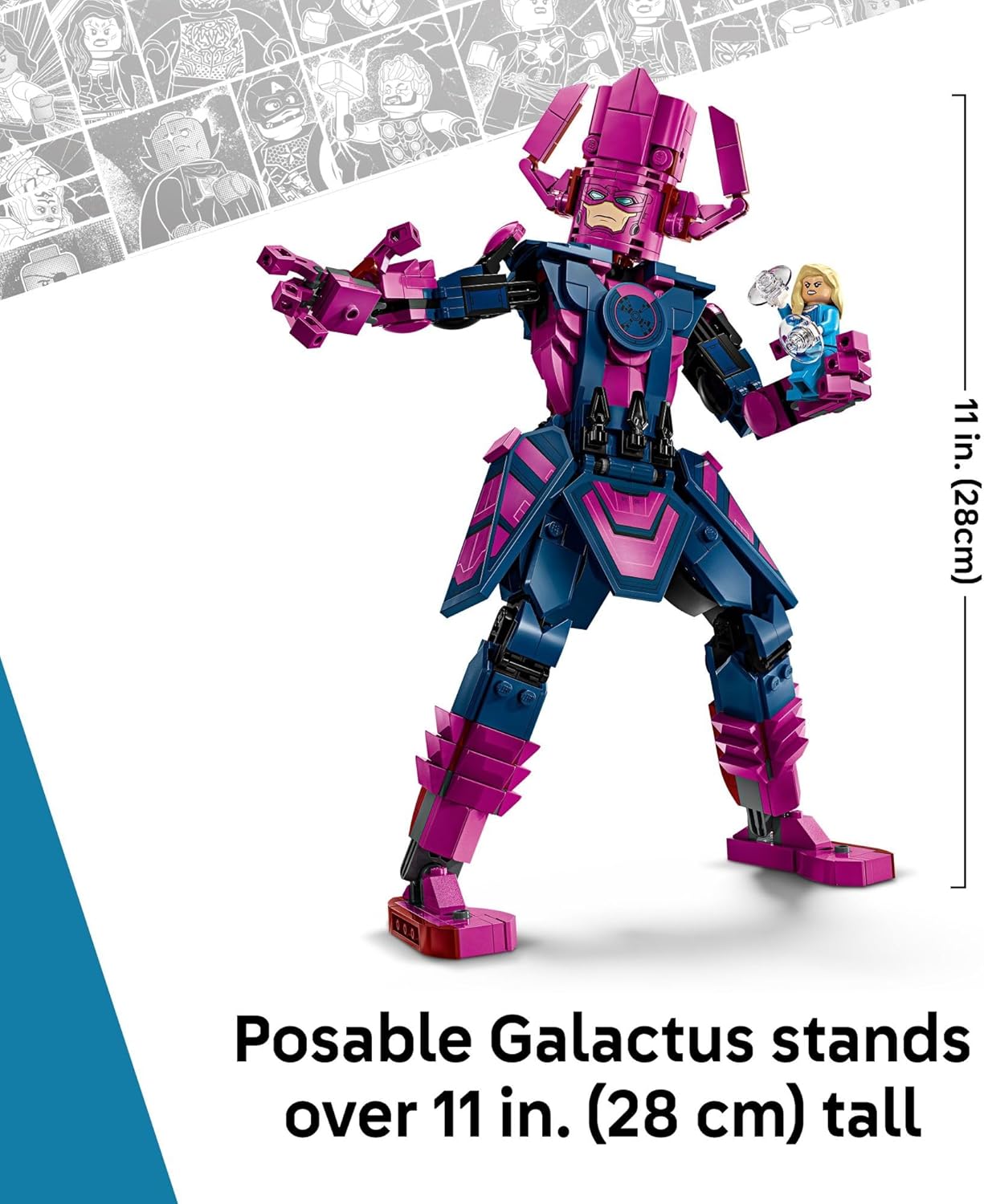 Lego Marvel Fantastic Four vs Galactus Construction Figure 76316