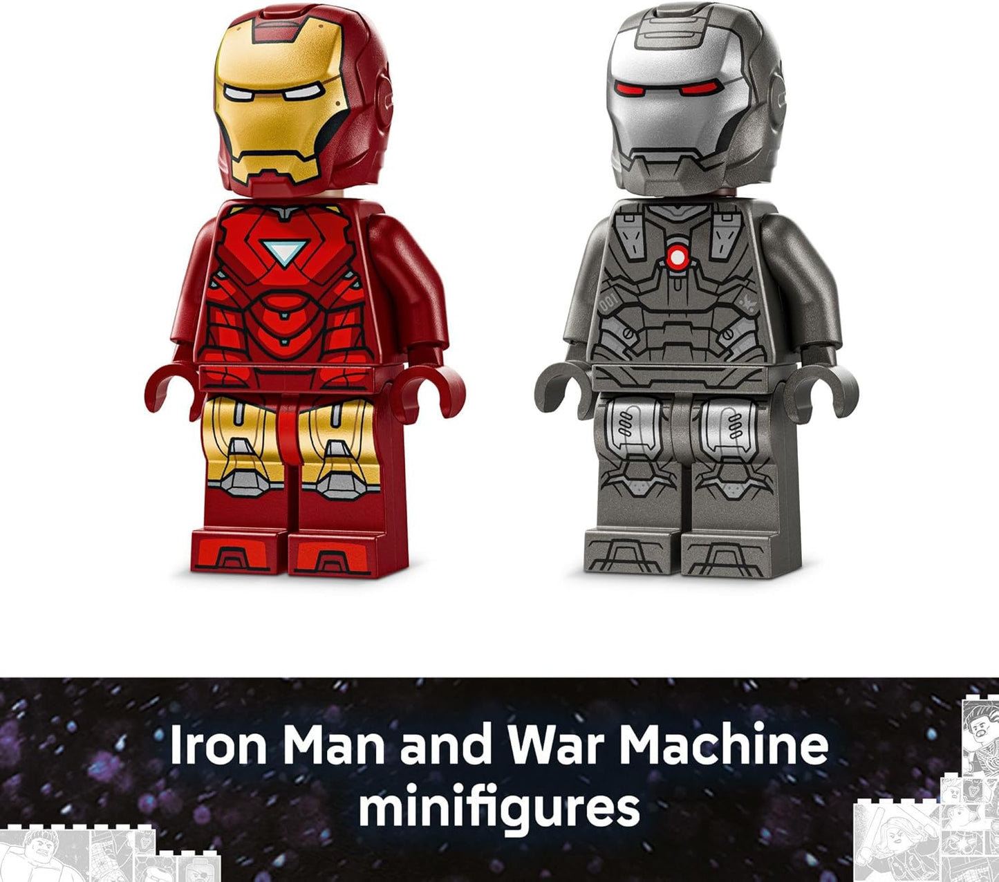 Lego Marvel Iron Man & War Machine vs Hammer Dronesl 76320