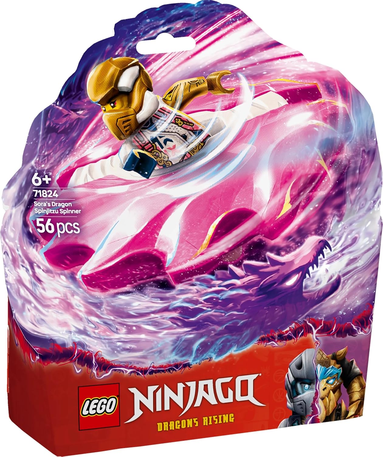 Lego Ninjago Sora's Dragon Spinjitzu Spinner 71824