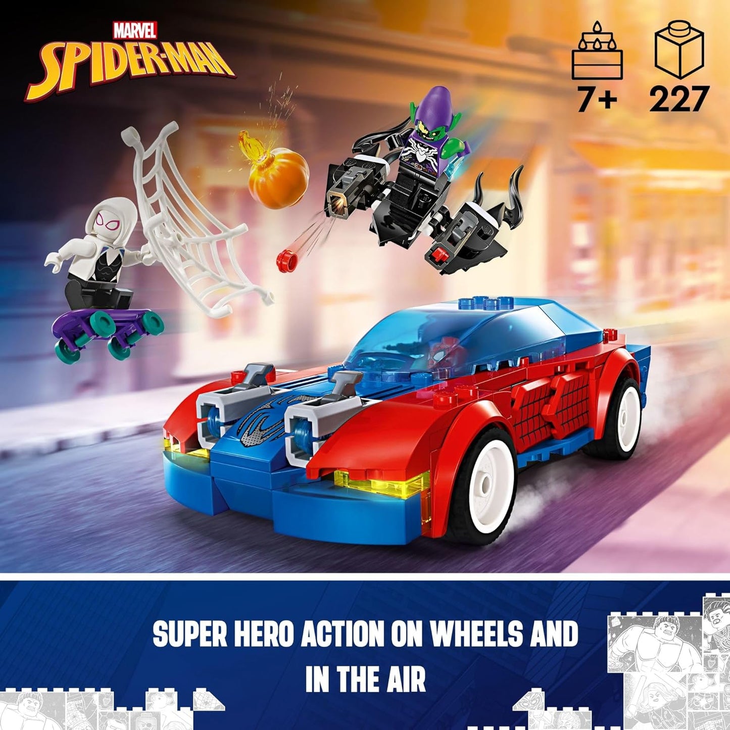 Lego Marvel Spider-Man Race Car & Venom Green Goblin 76279
