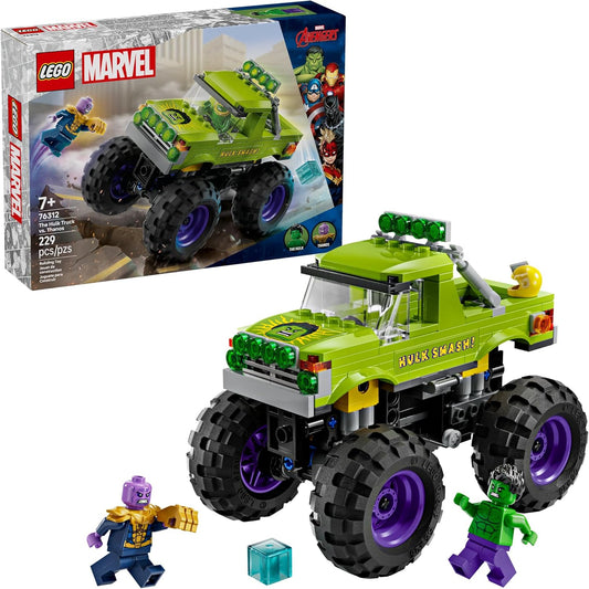 Lego Marvel The Hulk Truck vs Thanos 76312