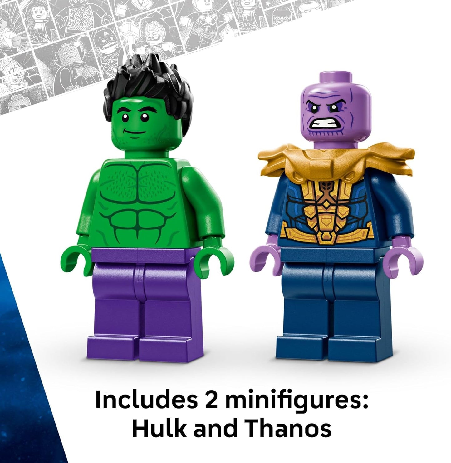 Lego Marvel The Hulk Truck vs Thanos 76312