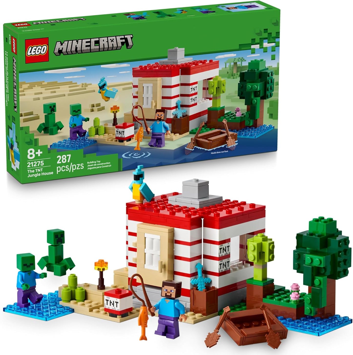 21275 Lego MinecraftThe TNT Jungle House