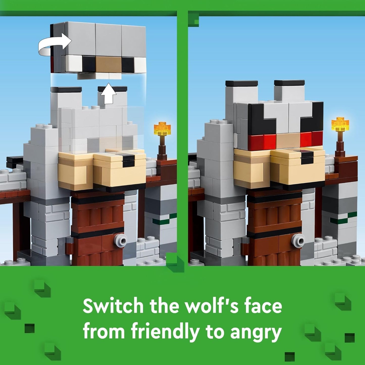 21261 Lego Minecraft The Wolf Stronghold