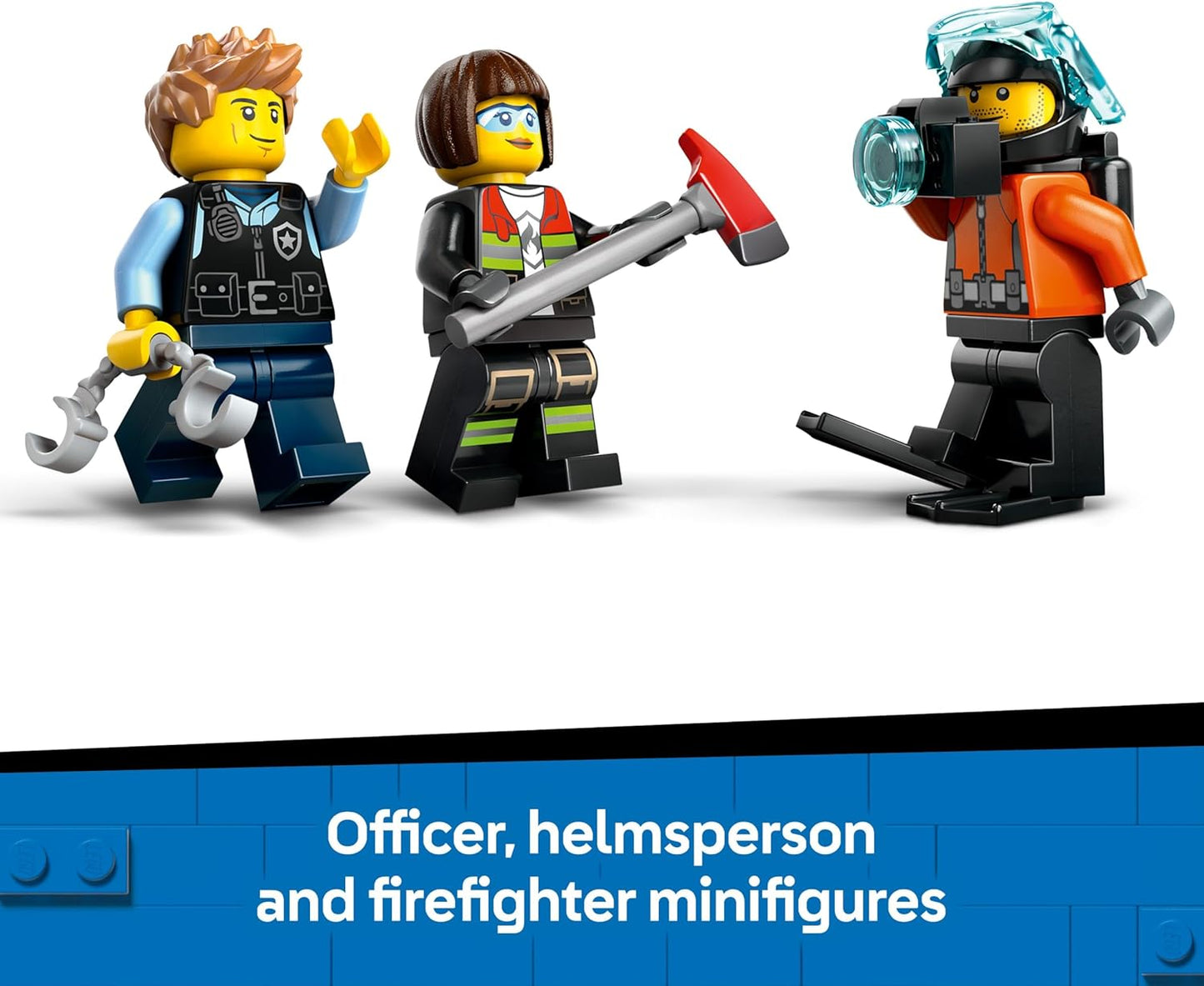 Lego City Helicopter, Fire Truck & Submarine Remix 60462