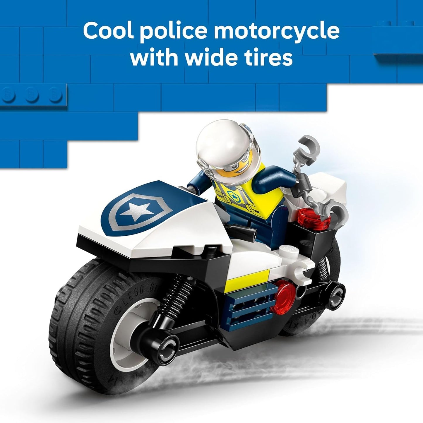 Lego City Police Motorcycle Chase 60455